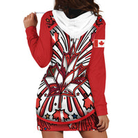 Happy Canada Day Hoodie Dress Cute Wildlife Animals Maple Leaf