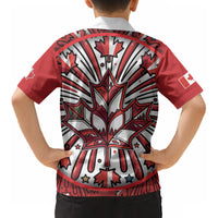 Happy Canada Day Kid Hawaiian Shirt Cute Wildlife Animals Maple Leaf DT05