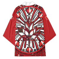 Happy Canada Day Kimono Cute Wildlife Animals Maple Leaf