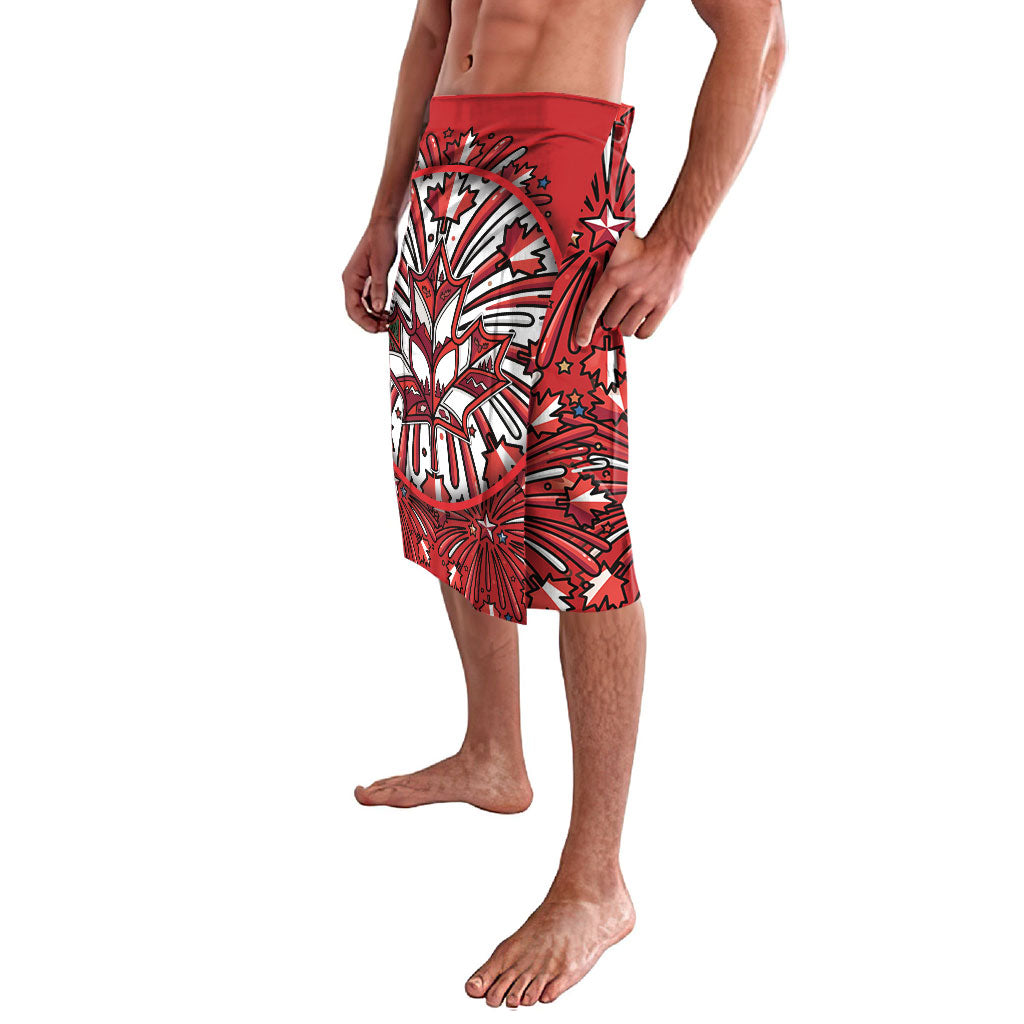 Happy Canada Day Lavalava Cute Wildlife Animals Maple Leaf