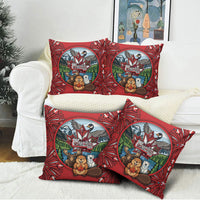 Happy Canada Day Pillow Cover Cute Wildlife Animals Maple Leaf