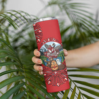 Happy Canada Day Skinny Tumbler Cute Wildlife Animals Maple Leaf
