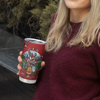 Happy Canada Day Tumbler Cup Cute Wildlife Animals Maple Leaf