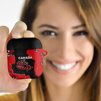 Canada National Indigenous Peoples Day AirPods Case Red Map Haida Totem Patterns