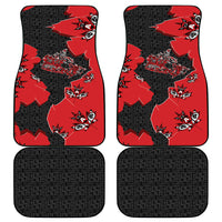Canada National Indigenous Peoples Day Car Mats Red Map Haida Totem Patterns