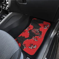 Canada National Indigenous Peoples Day Car Mats Red Map Haida Totem Patterns