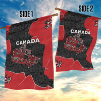 Canada National Indigenous Peoples Day Garden Flag Red Map Haida Totem Patterns
