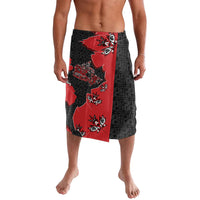 Canada National Indigenous Peoples Day Lavalava Red Map Haida Totem Patterns
