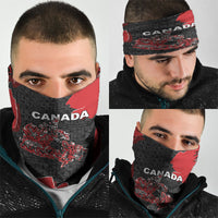 Canada National Indigenous Peoples Day Neck Gaiter Red Map Haida Totem Patterns