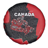 Canada National Indigenous Peoples Day Spare Tire Cover Red Map Haida Totem Patterns