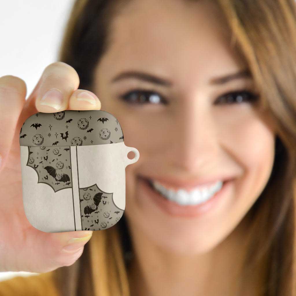 Western Gothic Yoke AirPods Case Bat And Stars - Wonder Print Shop