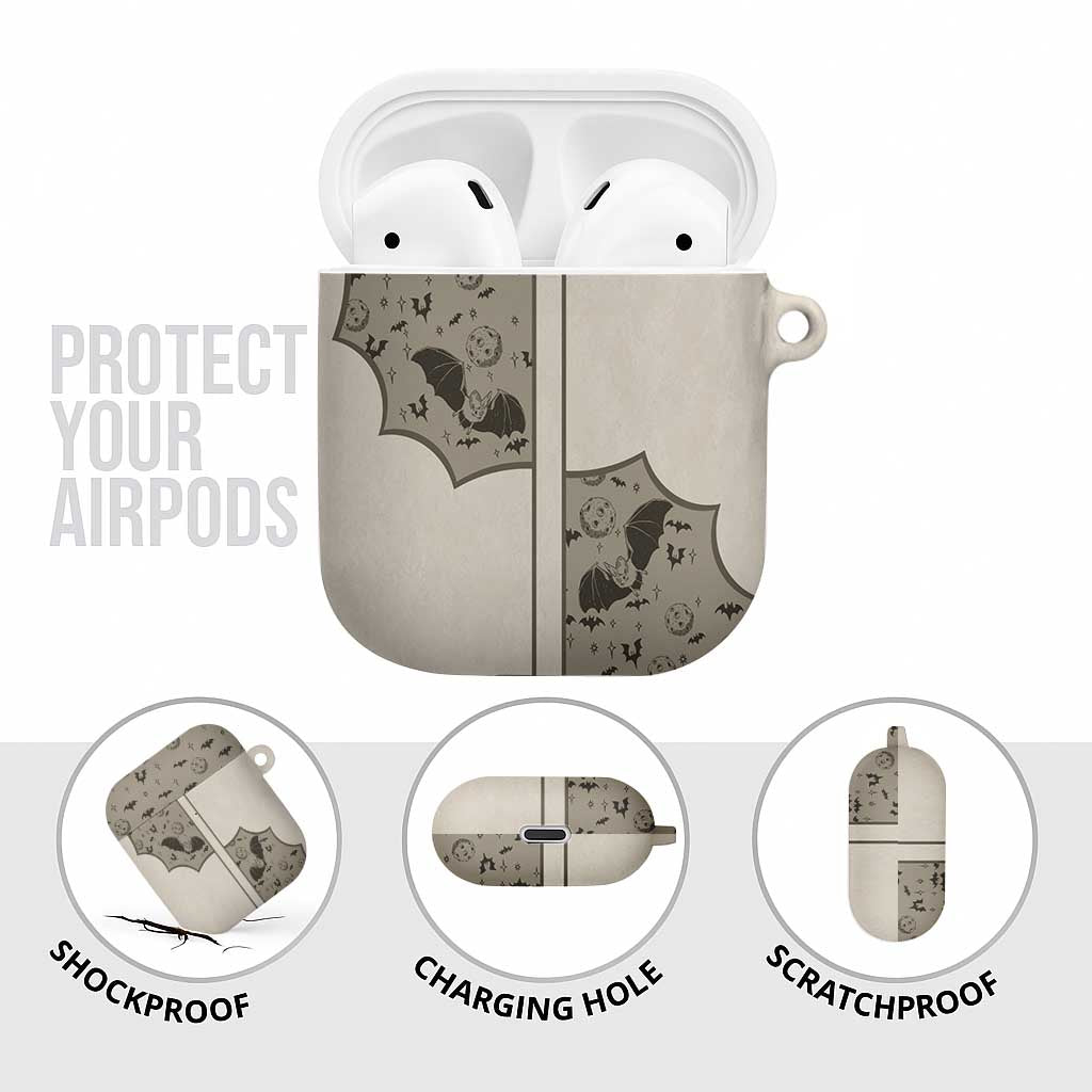 Western Gothic Yoke AirPods Case Bat And Stars - Wonder Print Shop