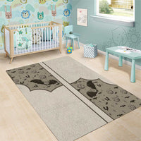 Western Gothic Yoke Area Rug Bat And Stars - Wonder Print Shop