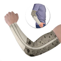 Western Gothic Yoke Arm Sleeves Bat And Stars - Wonder Print Shop