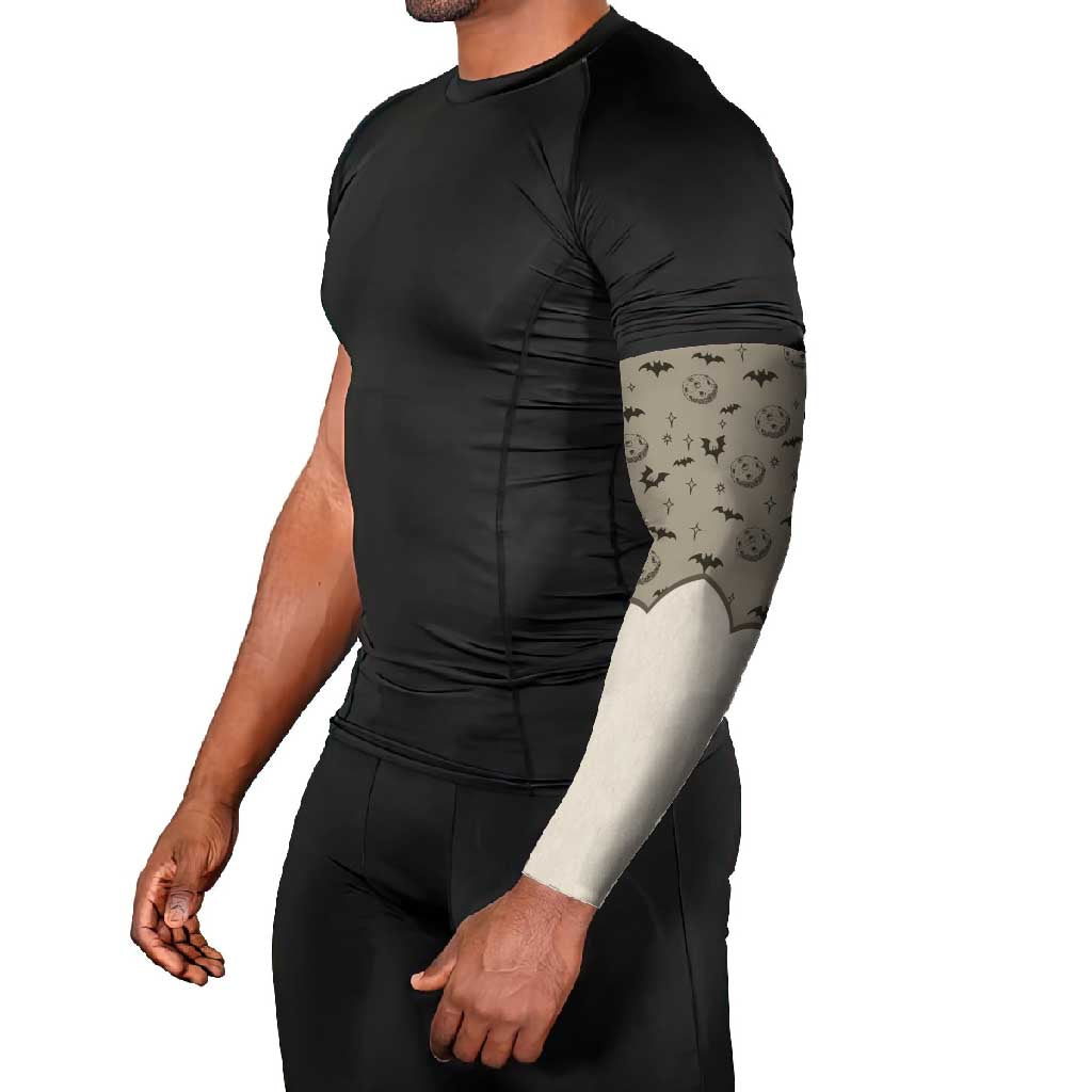 Western Gothic Yoke Arm Sleeves Bat And Stars - Wonder Print Shop