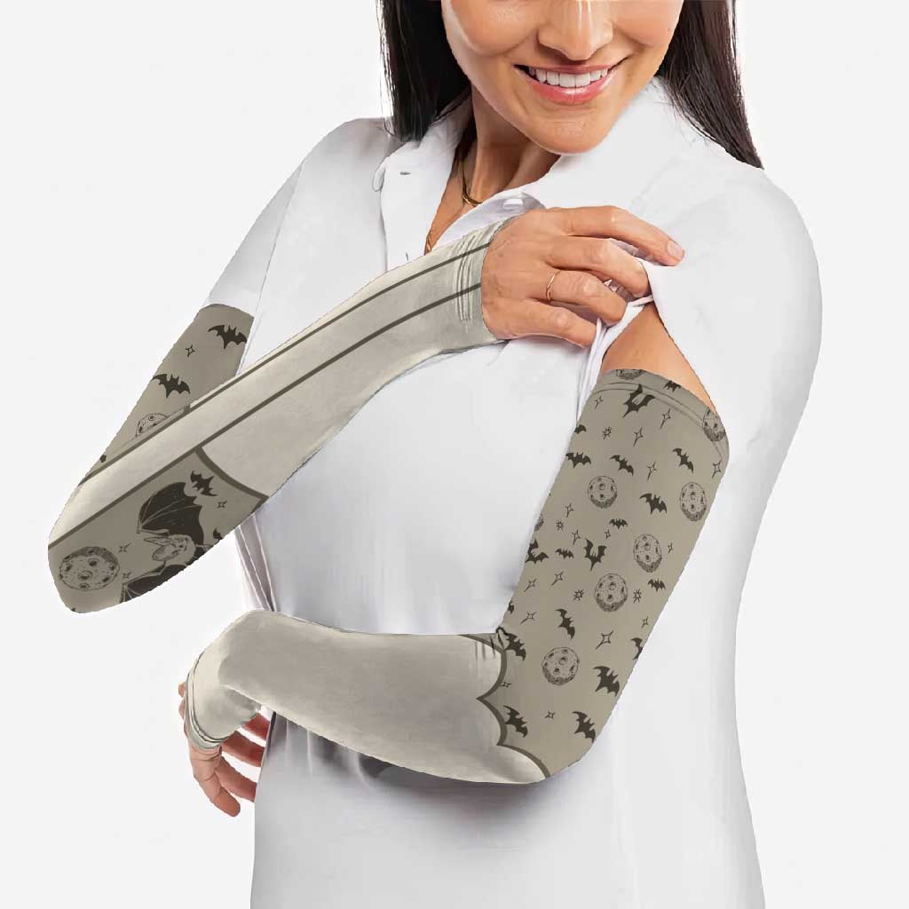 Western Gothic Yoke Arm Sleeves Bat And Stars - Wonder Print Shop