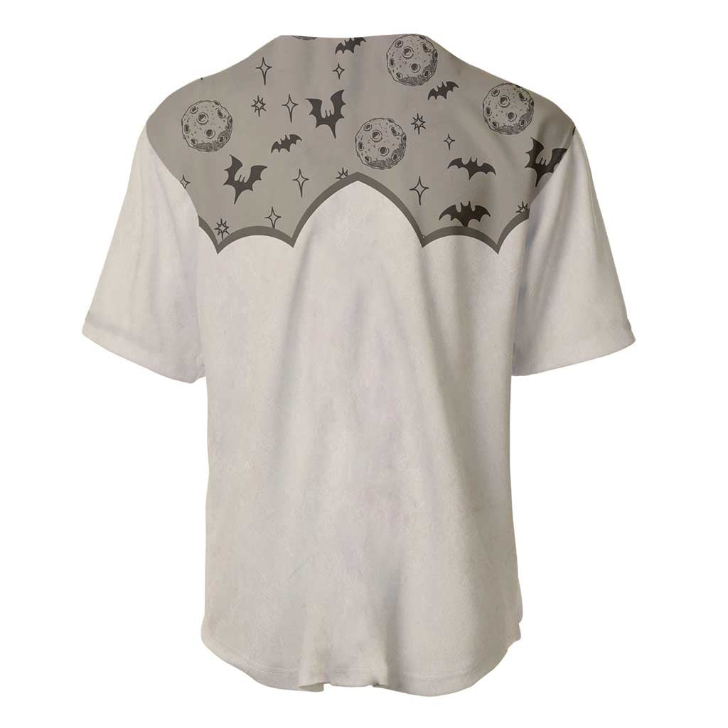 Western Gothic Yoke Baseball Jersey Bat And Stars - Wonder Print Shop