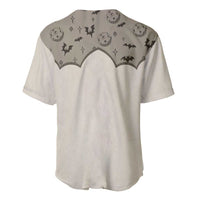 Western Gothic Yoke Baseball Jersey Bat And Stars - Wonder Print Shop