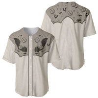 Western Gothic Yoke Baseball Jersey Bat And Stars - Wonder Print Shop