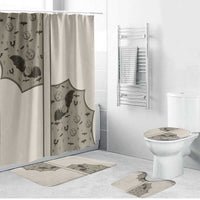Western Gothic Yoke Bathroom Set Bat And Stars - Wonder Print Shop