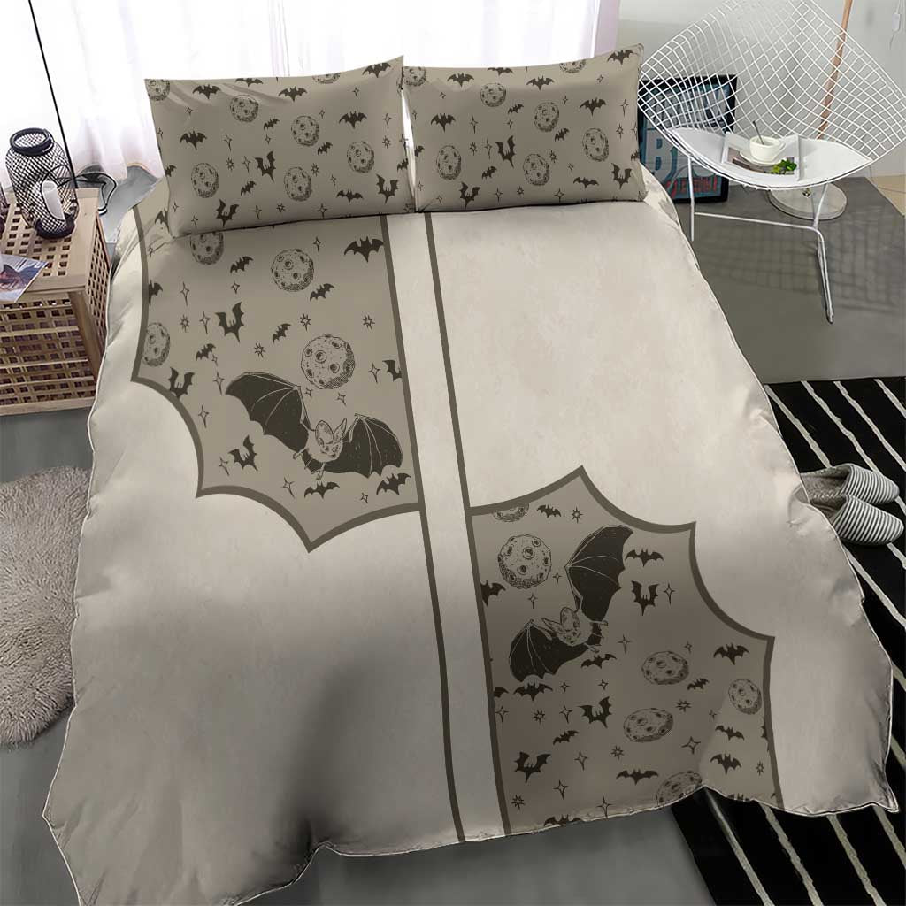 Western Gothic Yoke Bedding Set Bat And Stars - Wonder Print Shop