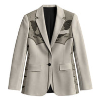 Western Gothic Yoke Blazer Bat And Stars - Wonder Print Shop