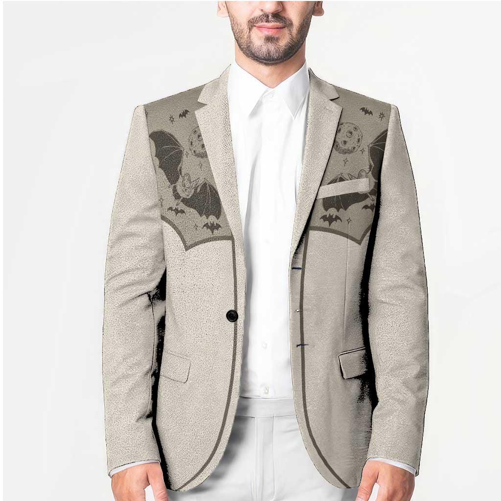 Western Gothic Yoke Blazer Bat And Stars - Wonder Print Shop