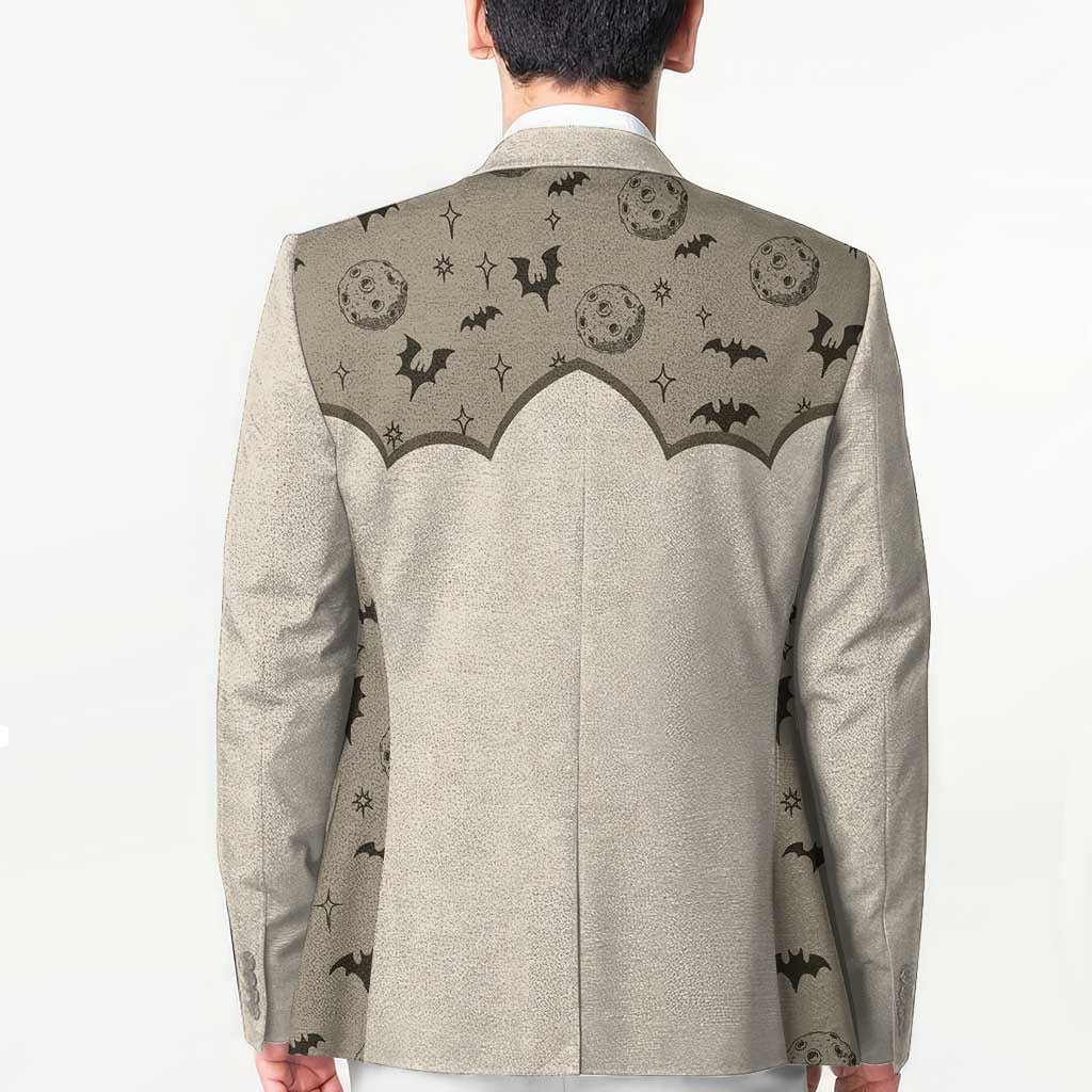 Western Gothic Yoke Blazer Bat And Stars - Wonder Print Shop