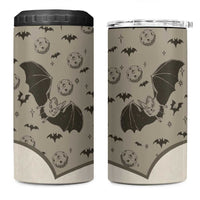 Western Gothic Yoke 4 in 1 Can Cooler Tumbler Bat And Stars - Wonder Print Shop