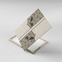 Western Gothic Yoke Canvas Wall Art Bat And Stars - Wonder Print Shop