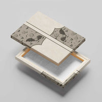 Western Gothic Yoke Canvas Wall Art Bat And Stars - Wonder Print Shop