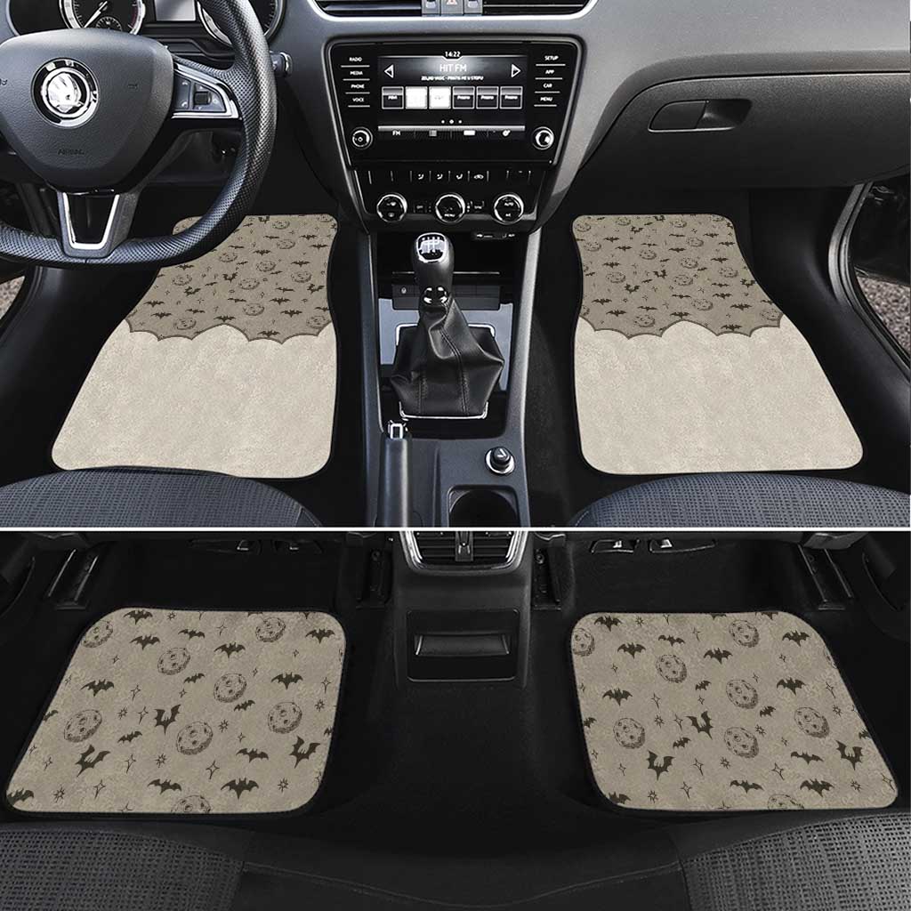 Western Gothic Yoke Car Mats Bat And Stars - Wonder Print Shop