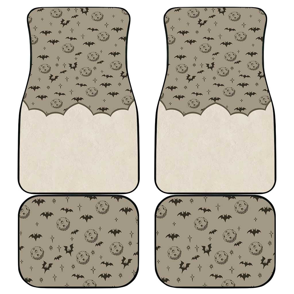 Western Gothic Yoke Car Mats Bat And Stars - Wonder Print Shop