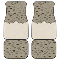 Western Gothic Yoke Car Mats Bat And Stars - Wonder Print Shop