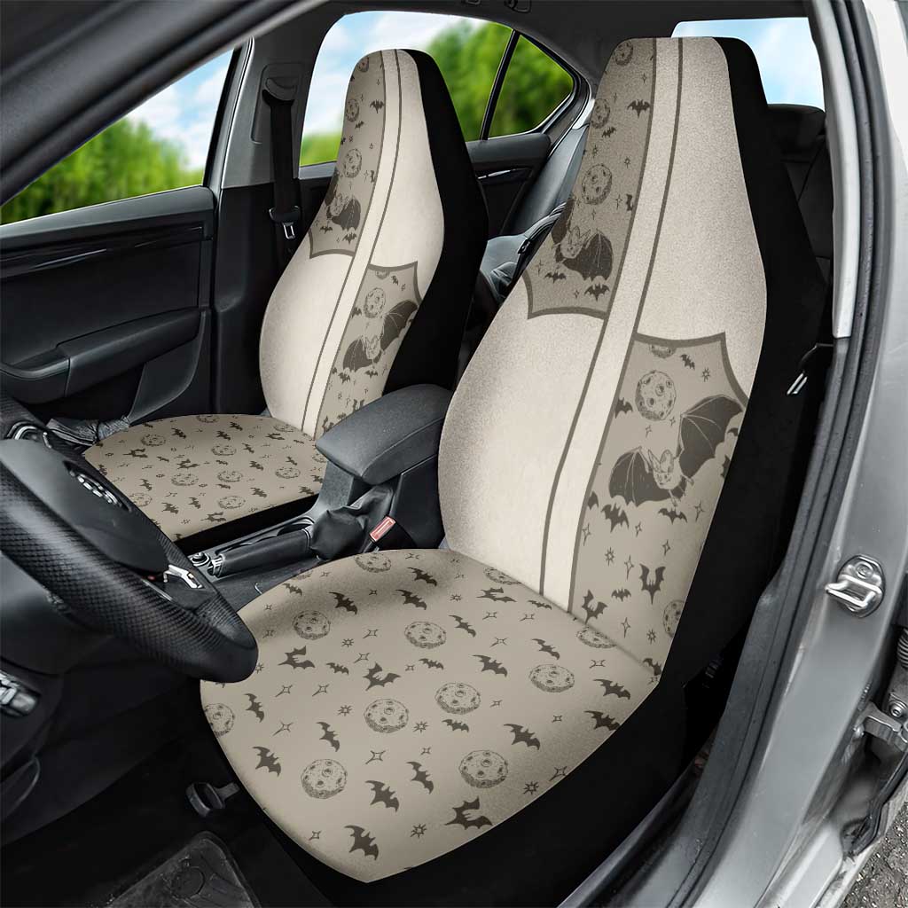 Western Gothic Yoke Car Seat Cover Bat And Stars - Wonder Print Shop