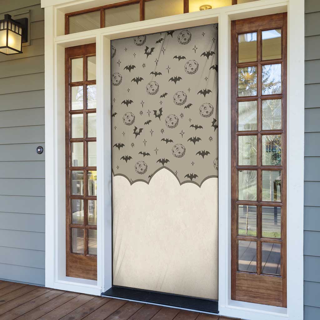 Western Gothic Yoke Door Cover Bat And Stars - Wonder Print Shop