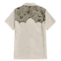 Western Gothic Yoke Family Matching Mermaid Dress and Hawaiian Shirt Bat And Stars - Wonder Print Shop