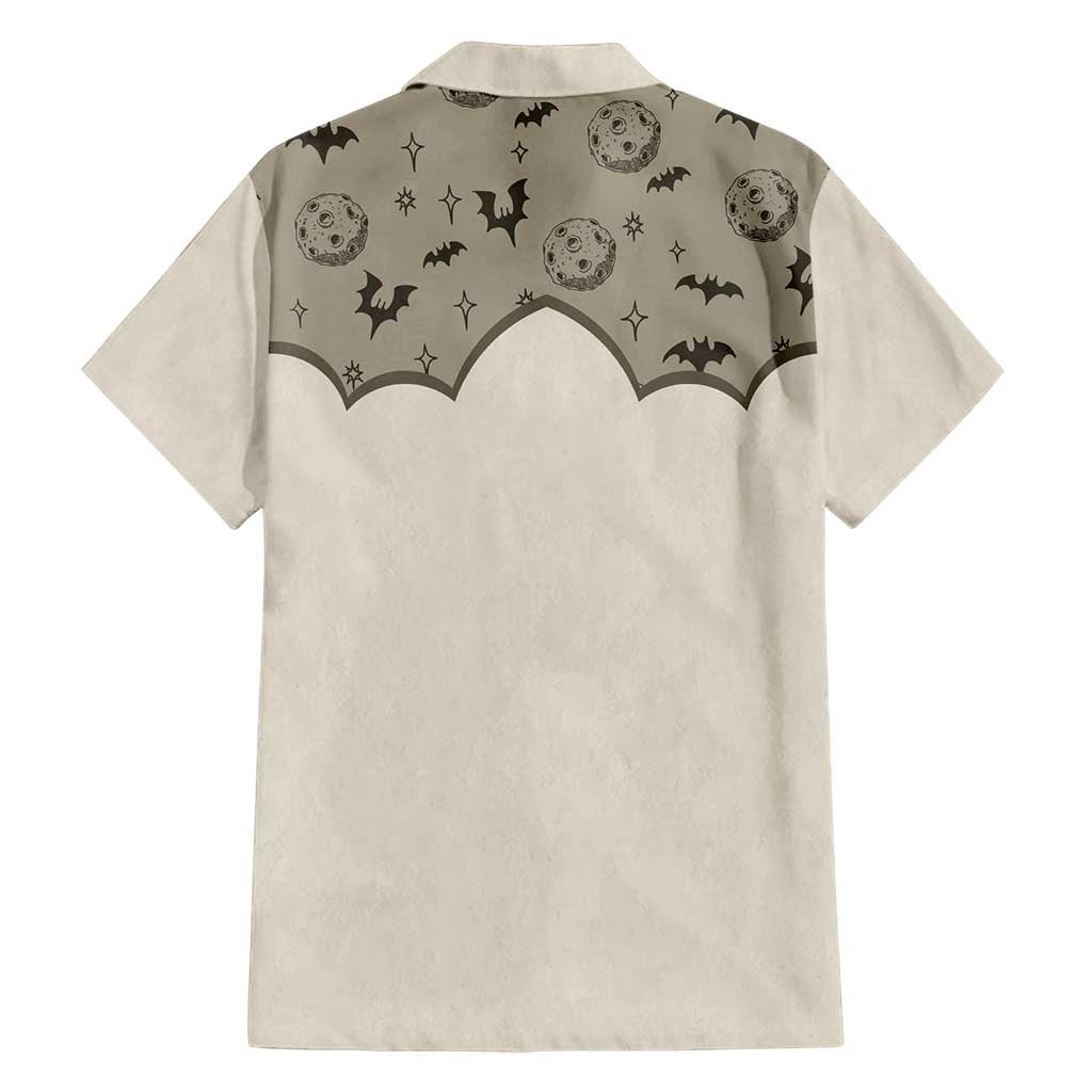 Western Gothic Yoke Family Matching Puletasi and Hawaiian Shirt Bat And Stars - Wonder Print Shop