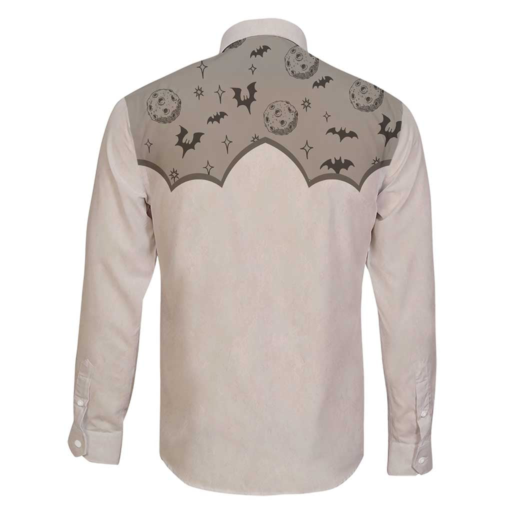 Western Gothic Yoke Family Matching Short Sleeve Bodycon Dress and Hawaiian Shirt Bat And Stars - Wonder Print Shop