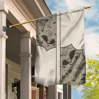 Western Gothic Yoke Garden Flag Bat And Stars - Wonder Print Shop
