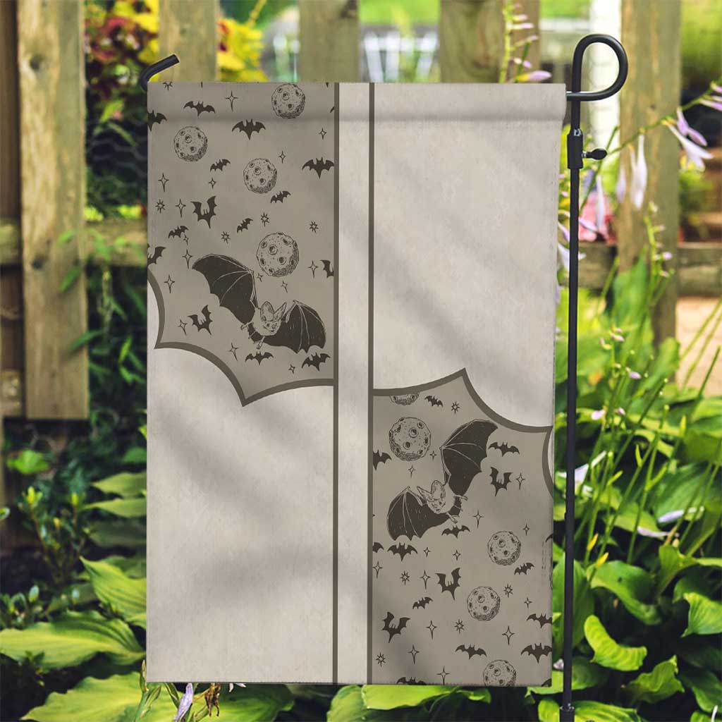 Western Gothic Yoke Garden Flag Bat And Stars - Wonder Print Shop