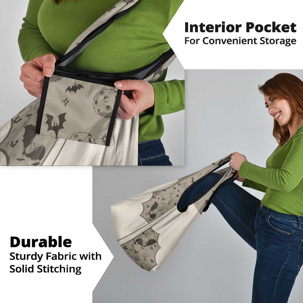 Western Gothic Yoke Grocery Bag Bat And Stars - Wonder Print Shop