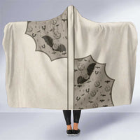 Western Gothic Yoke Hooded Blanket Bat And Stars - Wonder Print Shop