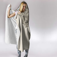 Western Gothic Yoke Hooded Blanket Bat And Stars - Wonder Print Shop