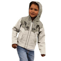 Western Gothic Yoke Kid Hoodie Bat And Stars - Wonder Print Shop