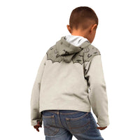 Western Gothic Yoke Kid Hoodie Bat And Stars - Wonder Print Shop