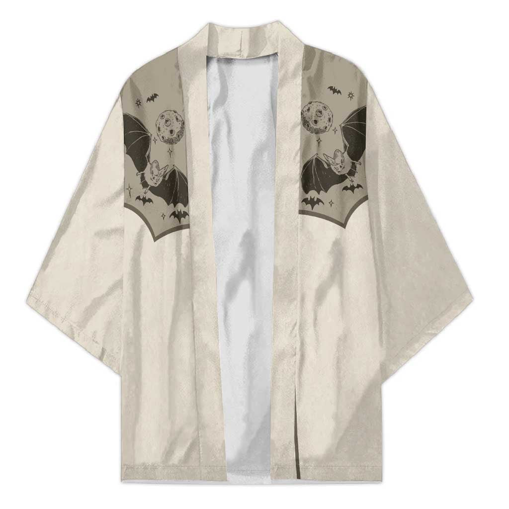 Western Gothic Yoke Kimono Bat And Stars - Wonder Print Shop