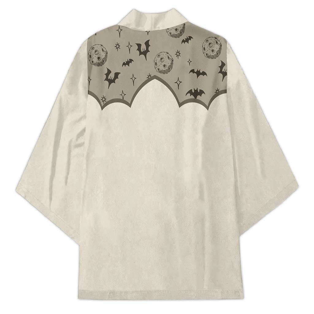 Western Gothic Yoke Kimono Bat And Stars - Wonder Print Shop