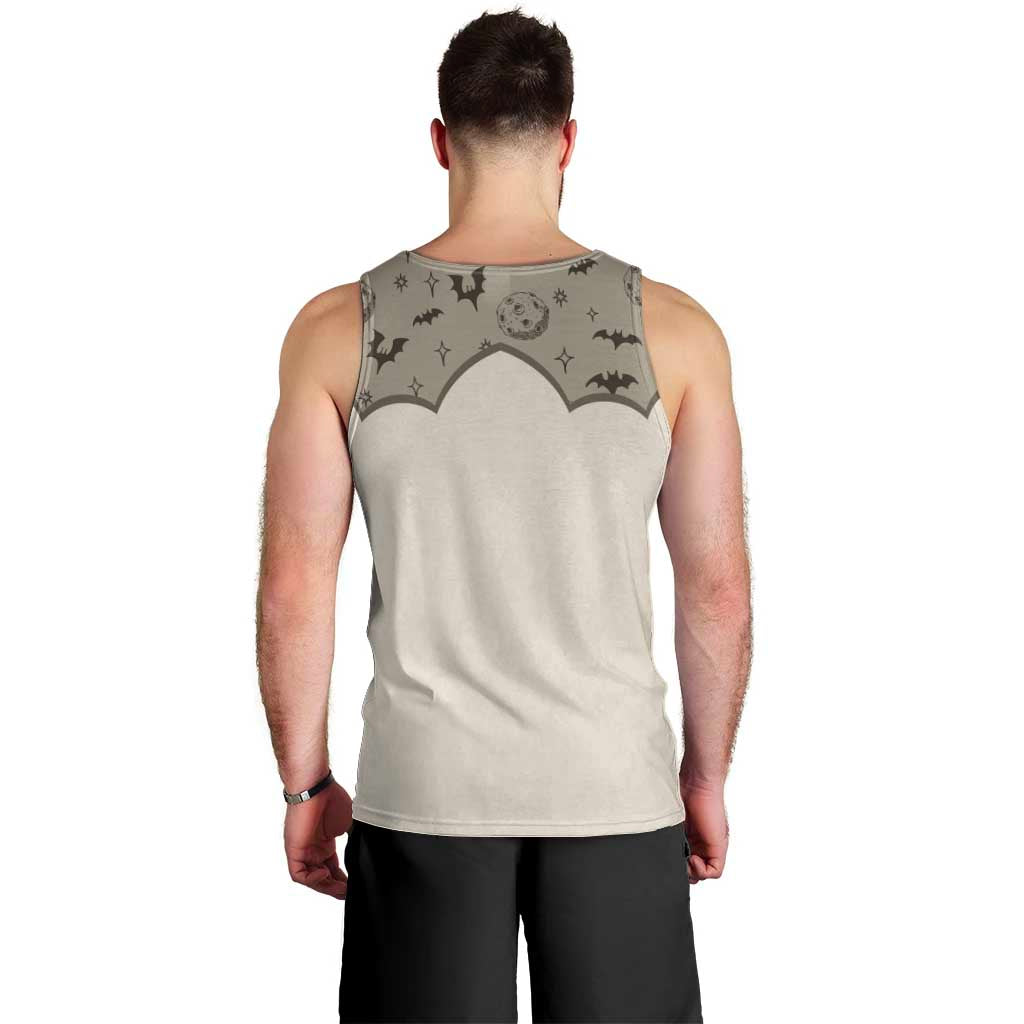 Western Gothic Yoke Men Tank Top Bat And Stars - Wonder Print Shop