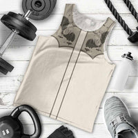 Western Gothic Yoke Men Tank Top Bat And Stars - Wonder Print Shop